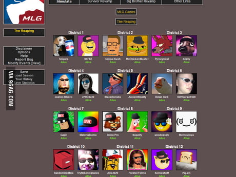 MLG Battle, Hunger Games Simulator