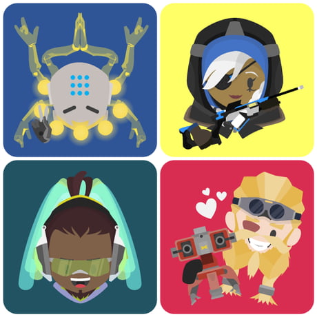 I\'ve nearly finished making a new set of overwatch icons :) - 9GAG