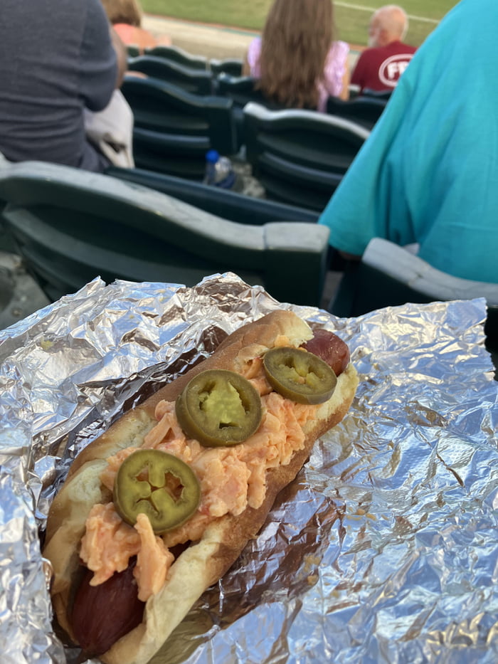 Hot dogs taste best at a ball game 9GAG