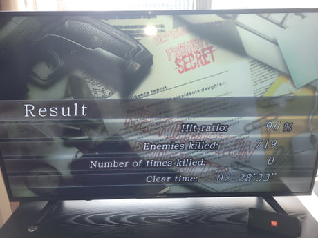 First ever Resident Evil 4 speedrun attempt finished in under 2.5 hours.  Lots of room for improvement but still happy with the results. - 9GAG