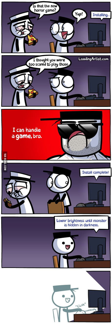 too scared to play horror games too scared to play horror games
