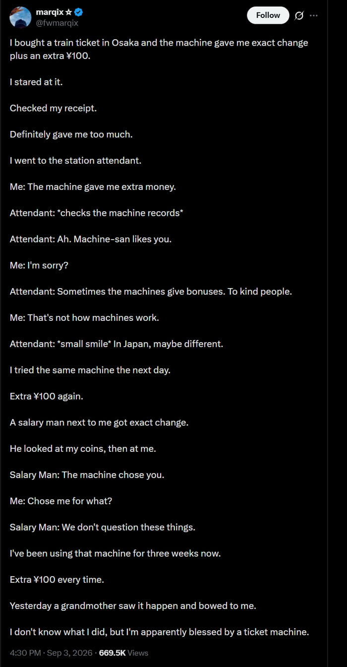 Chosen by the machine gods