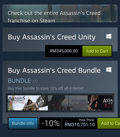 Assassin's Creed Bundle on Steam