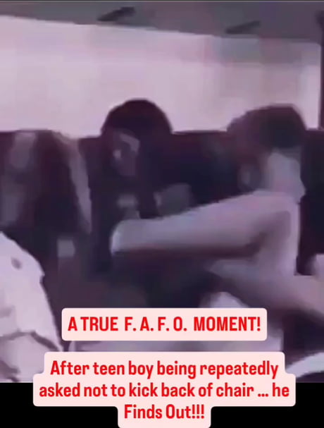 A boy learned a valuable lesson after fafoing.