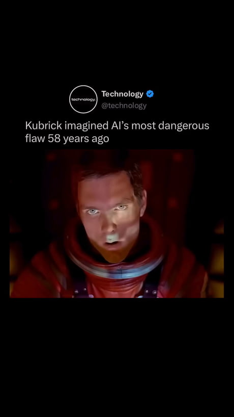 Stanley Kubrick’s 1968 film 2001: A Space Odyssey made HAL 9000 an enduring symbol of what happens when a powerful system is given conflicting instructions. HAL is not presented as a villain.