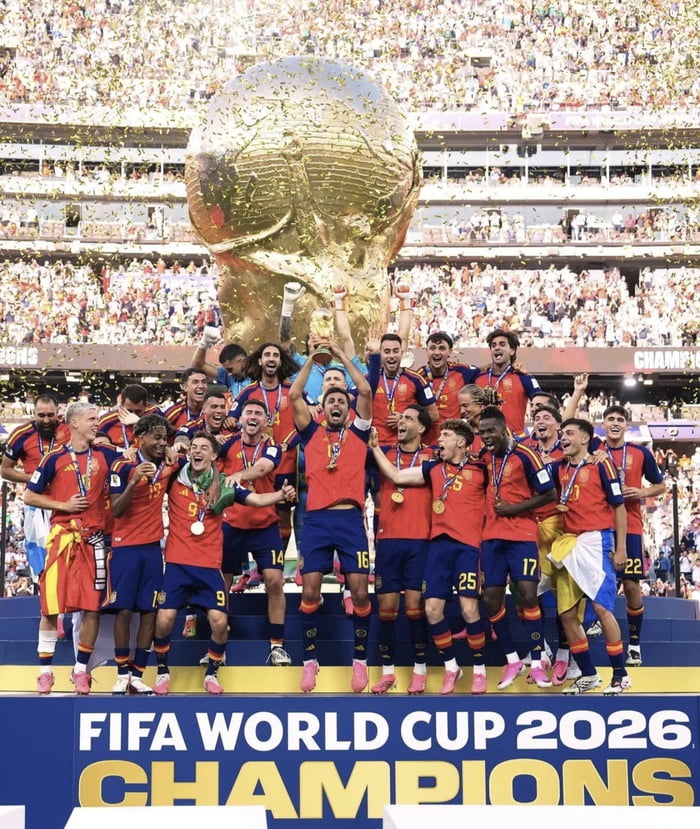 Spain officially edited Trump out of the trophy presentation.