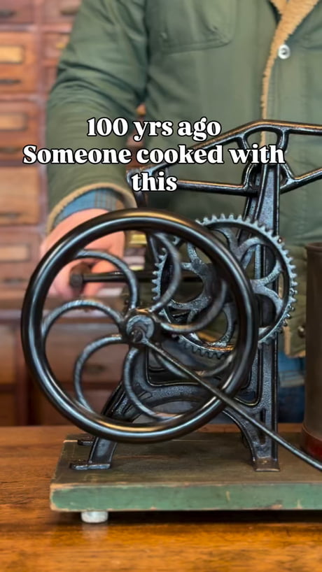 100 years ago someone cooked with this