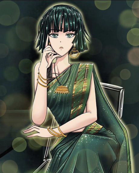 Fubuki in Indian clothing by BunNCurry - 9GAG
