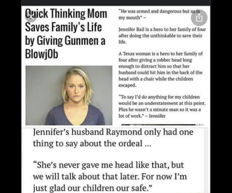 Jennifer bail blowjob