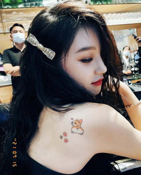 Tattoos of Soojin from (G)I-dle | Mini tattoos, Tattoos, Small tattoos