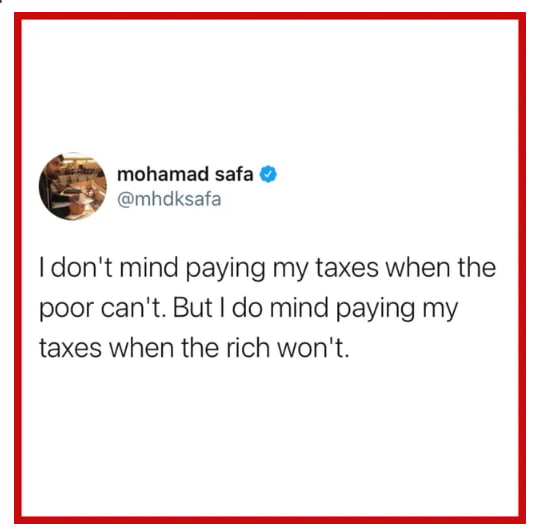 Pay your share too