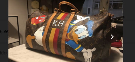 Louis Vuitton customised with Donald Duck - 9GAG