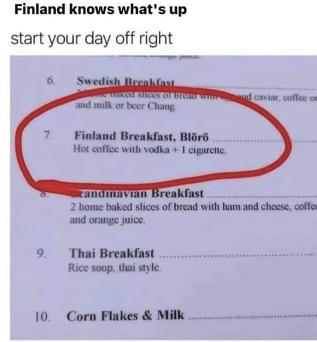 finnish breakfast vodka cigarette Finlandia Espresso Martini Why Cigarettes Are Returning Among