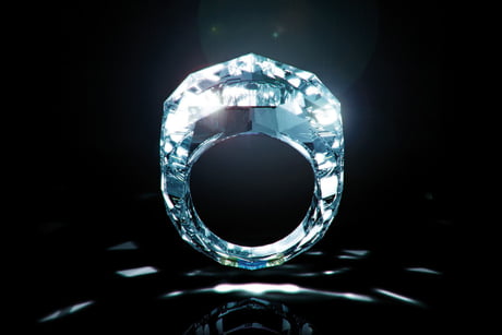 one piece diamond ring