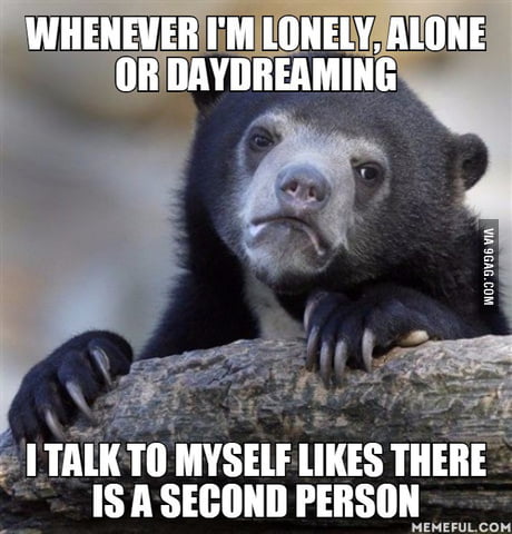 Actually i was there alone