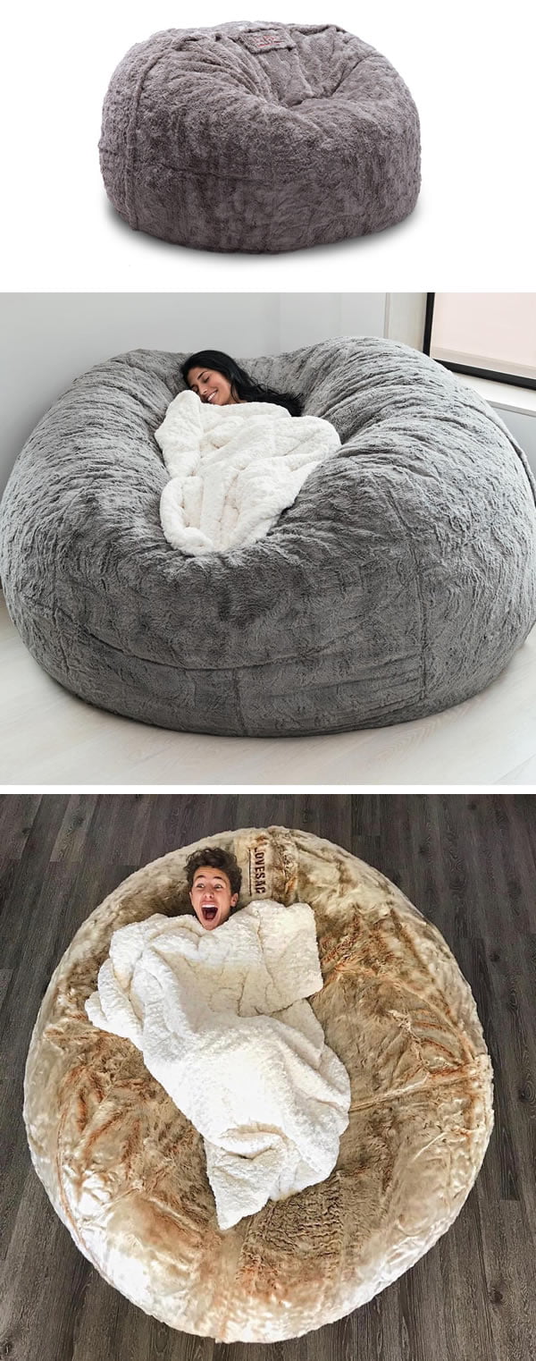 This Enormous Bean Bag From LoveSac Is What Nap Dreams Are Made Of 9GAG