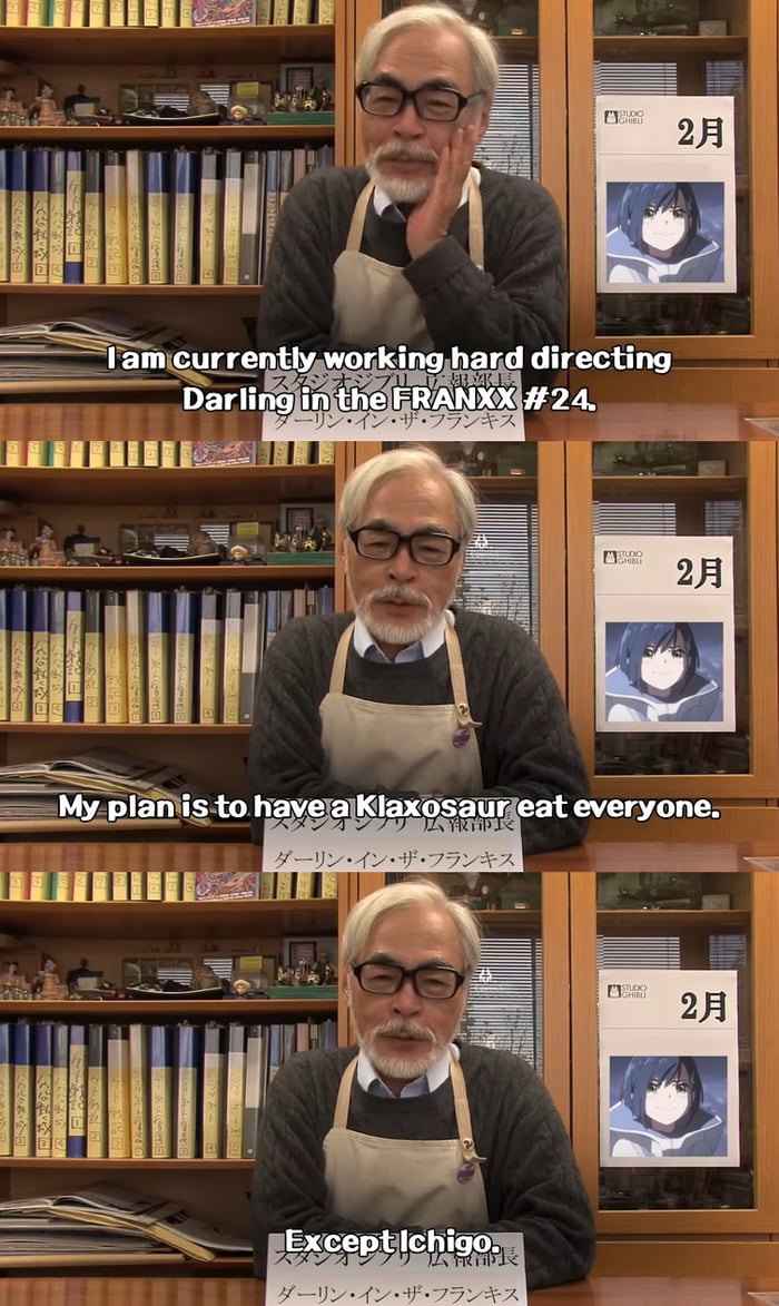 Maybe Miyazaki Really Is Hate Anime...