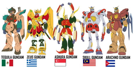 Mobile Fighter G Gundam Suits