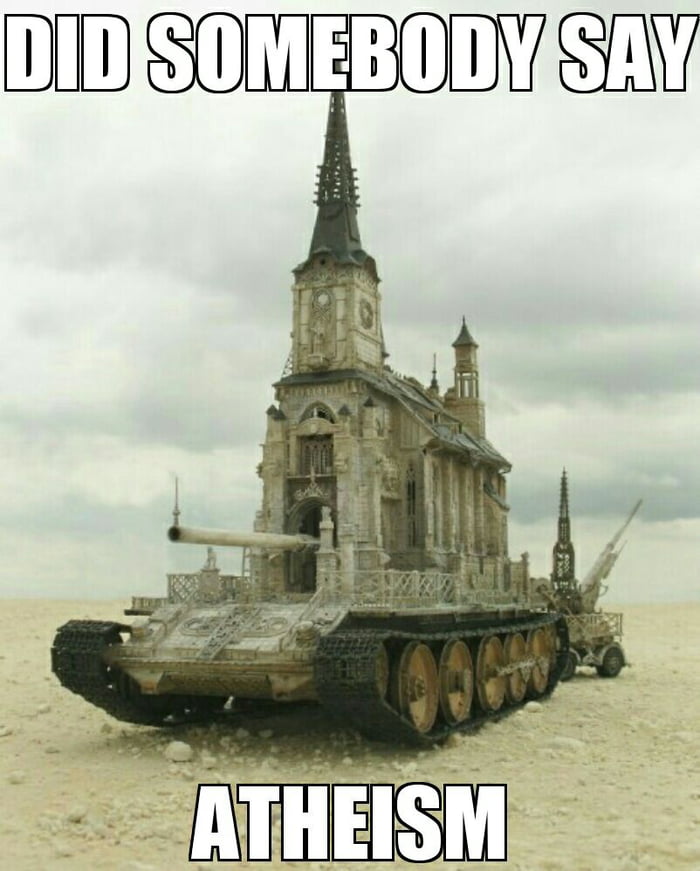 Atheists are edgy