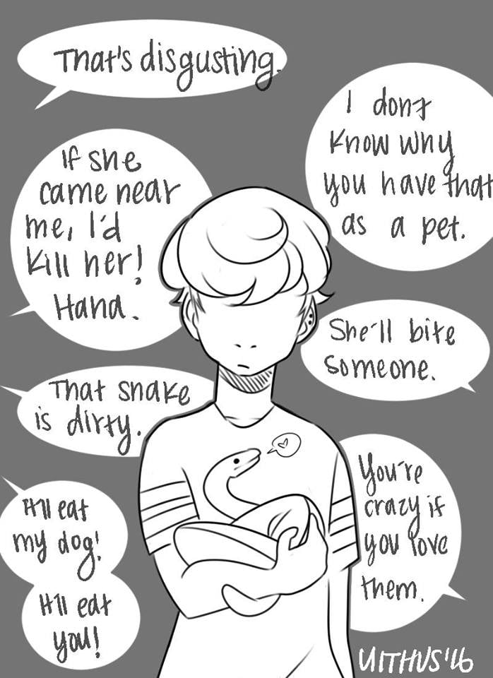 Sneks can be a good boy too.