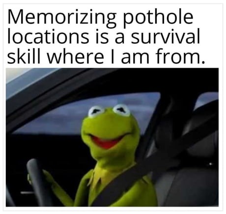 Pothole humor