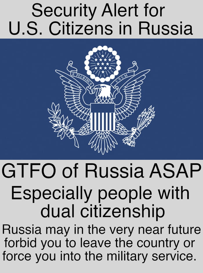 If you still did not get what the US Moscow embassy recent security