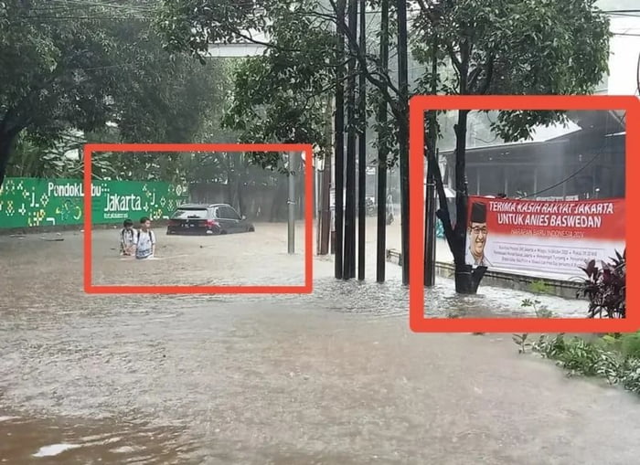 Hancur Jakarta Dibawah Kadrun Ini Banjir Semakin Menggila Sengsara