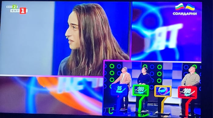 The Bulgarian National Television showing all day long the Ukranian and