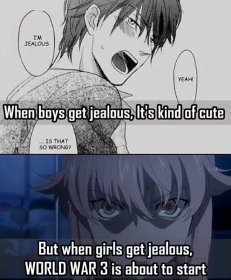 What's an anime show where the male lead is jealous and possessive? - Quora
