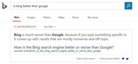 google search engine sucks