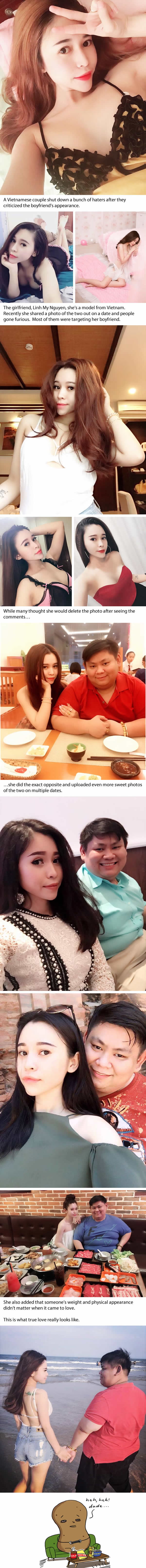 Haters Criticised Her Boyfriend’s Appearance…So She Did Something Absolutely Unexpected