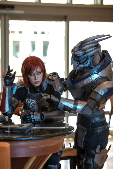 Mass Effect Shepard and Garrus Cosplay 9GAG