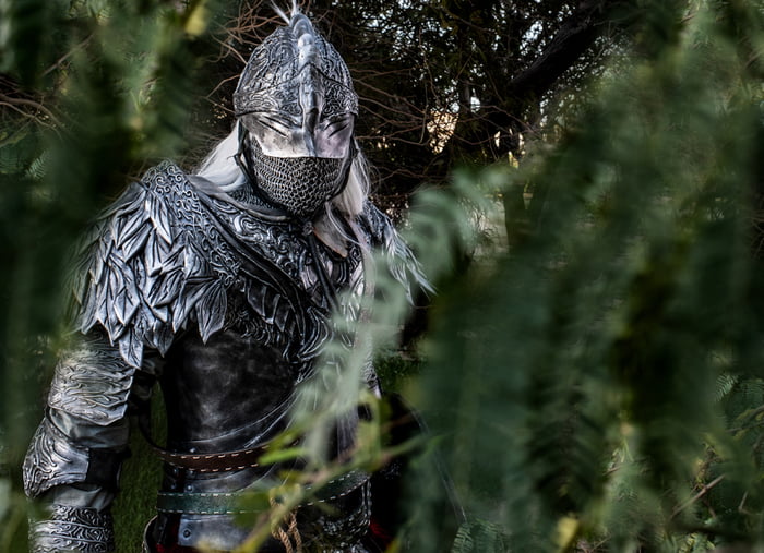 The bloody wolf armor from Elden Ring Cosplayed by me - 9GAG