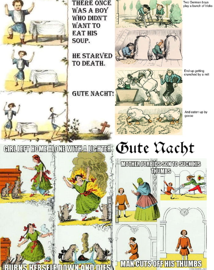 German bedtime stories be like 9GAG