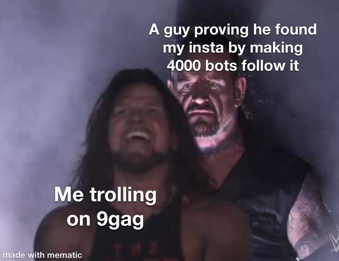 Time to hide under a rock I guess? 9GAG