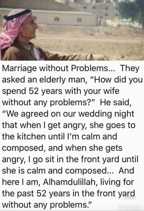 The Married Man - The man with infinite patience and no problem