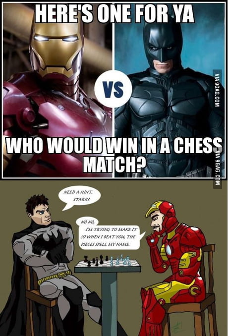 Batman vs Ironman - 9GAG