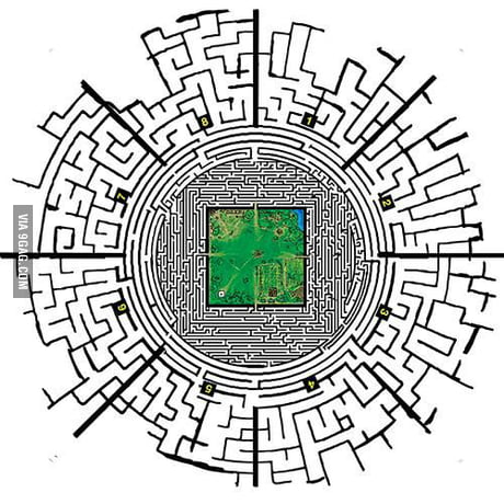 So This Is The Maze Map From The Maze Runner 9gag