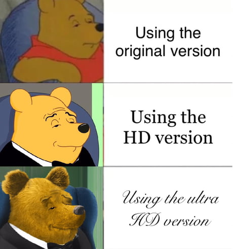 Winnie The Pooh Meme Template Teeth Love Meme