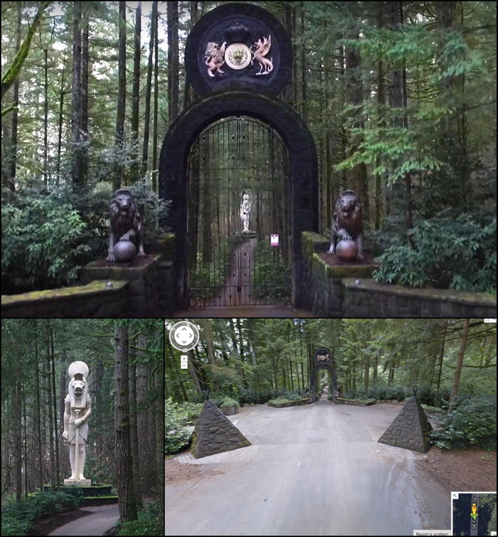 The Temple of Oculus Anubis in Damascus, Oregon. A privately owned