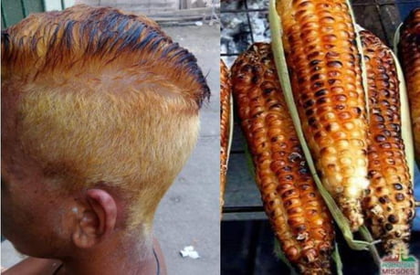 New haircut trend Elote con Chile - 9GAG