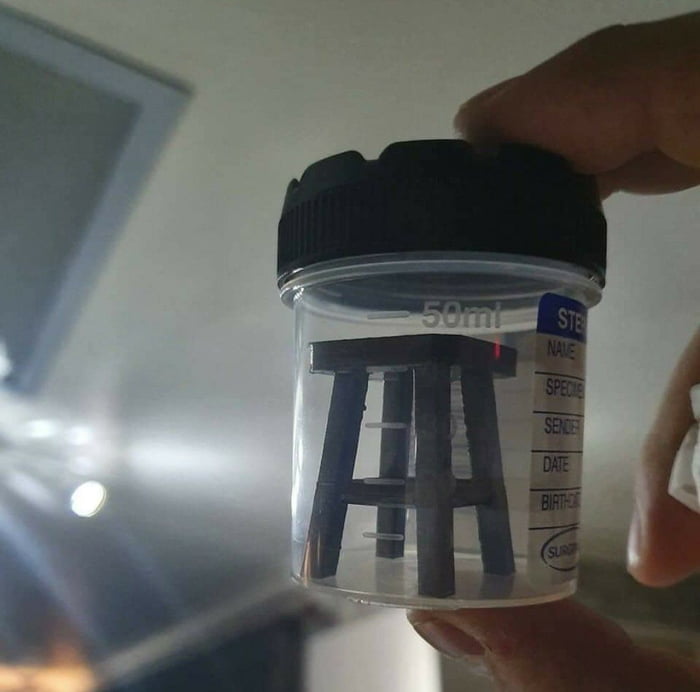 It's a..stool sample.