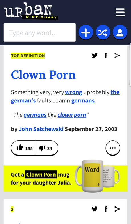 I Love Clown Porn - Get your daughter a mug that says \