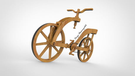 leonardo da vinci bicycle