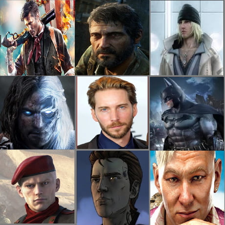 Lets just take a moment to appreciate Troy Baker, a voice actor just about  anyone heard at least once at this point - 9GAG