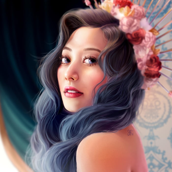 Photo : Digital Art - Tzuyu Feel Special painting