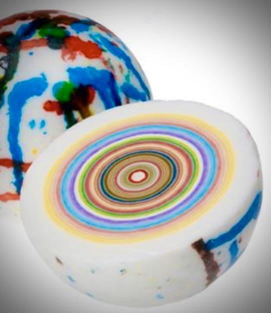 A jawbreaker cut in half 9GAG