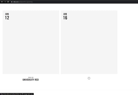 snkrs website