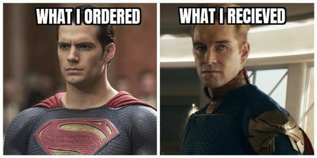 Superman Vs Homelander 9gag