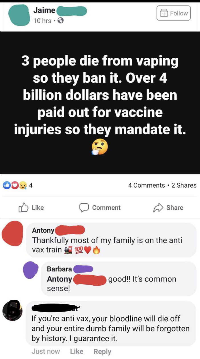 4 billion dollars paid out for vaccine injuries?